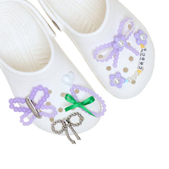 CROCS Jibbitz Purple Meta 5-Pack Shoes Charm - Supersports Thailand