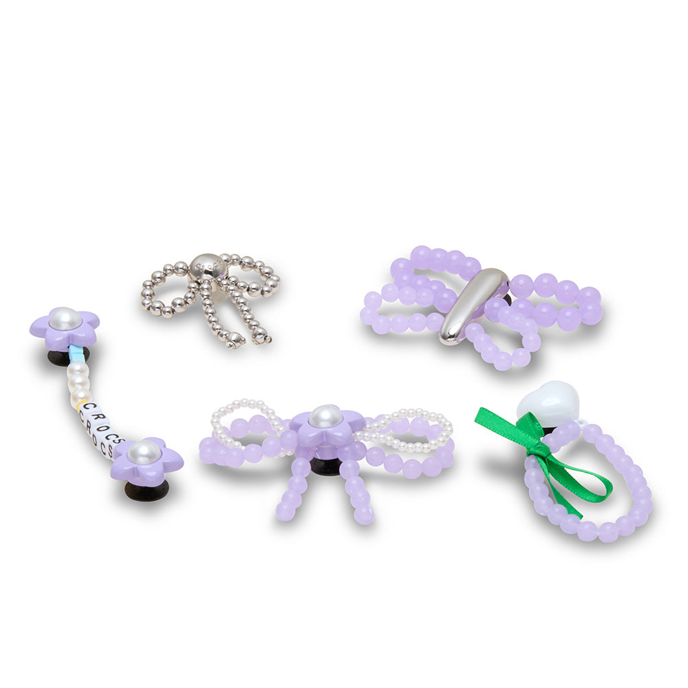 CROCS Jibbitz Purple Meta 5-Pack Shoes Charm - Supersports Thailand