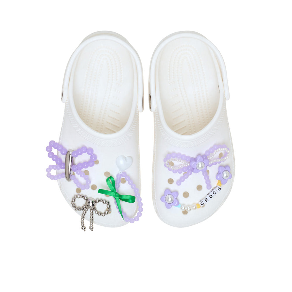 CROCS Jibbitz Purple Meta 5-Pack Shoes Charm - Supersports Thailand Supersports Thailand