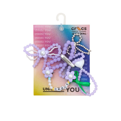 CROCS Jibbitz Purple Meta 5-Pack Shoes Charm - Supersports Thailand