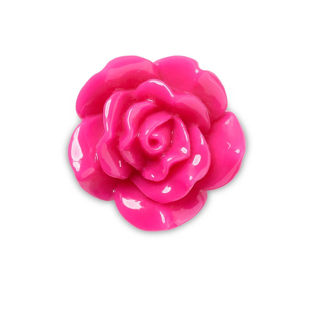 CROCS Jibbitz Acrylic Pink Rose Shoes Charm - Supersports Thailand Supersports Thailand