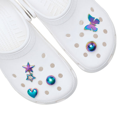 CROCS Jibbitz Iridescent Meta 5-Pack Shoes Charm - Supersports Thailand