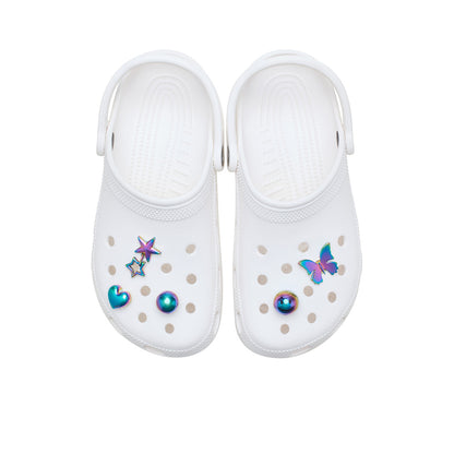 CROCS Jibbitz Iridescent Meta 5-Pack Shoes Charm - Supersports Thailand