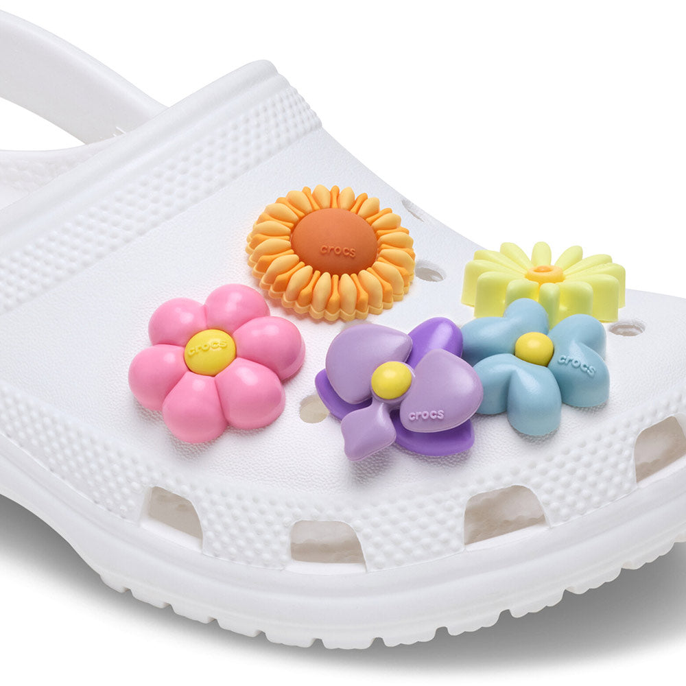 CROCS Jibbitz Puffy Flowers 5-Pack Shoes Charm - Supersports Thailand