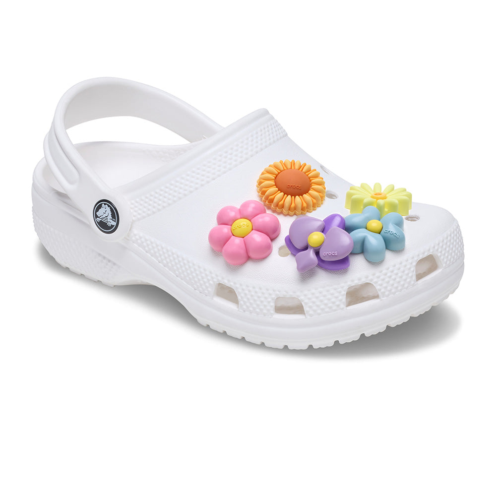 CROCS Jibbitz Puffy Flowers 5-Pack Shoes Charm - Supersports Thailand