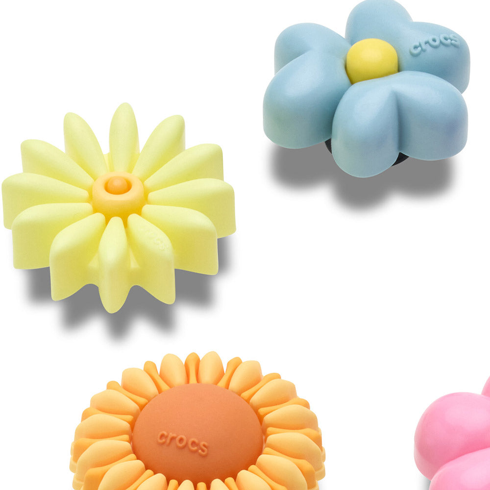 CROCS Jibbitz Puffy Flowers 5-Pack Shoes Charm - Supersports Thailand