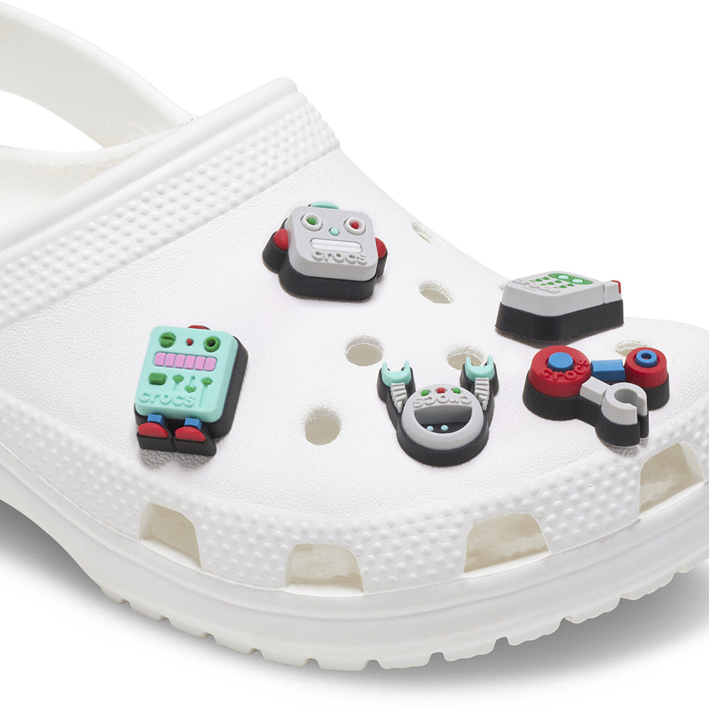 CROCS Jibbitz Robot Friend 5-Pack Shoes Charm - Supersports Thailand