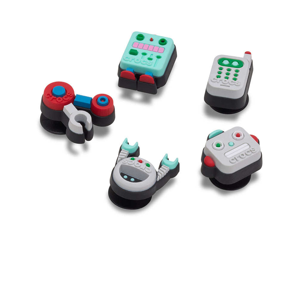 CROCS Jibbitz Robot Friend 5-Pack Shoes Charm - Supersports Thailand Supersports Thailand