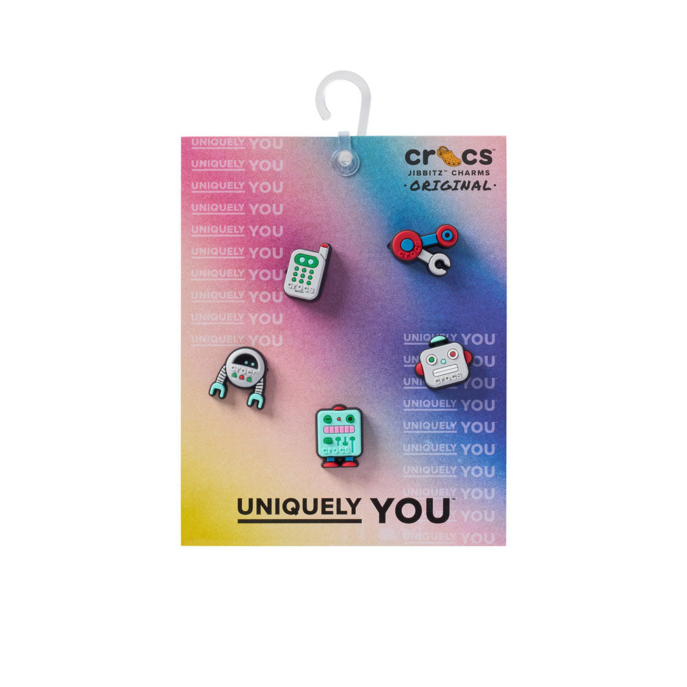 CROCS Jibbitz Robot Friend 5-Pack Shoes Charm - Supersports Thailand
