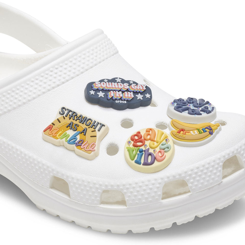 CROCS Jibbitz Irreverent Pride 5-Pack Shoes Charm - Supersports Thailand Supersports Thailand