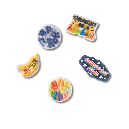 CROCS Jibbitz Irreverent Pride 5-Pack Shoes Charm - Supersports Thailand