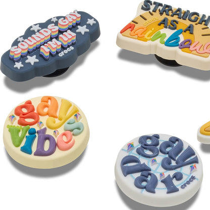 CROCS Jibbitz Irreverent Pride 5-Pack Shoes Charm - Supersports Thailand