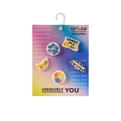 CROCS Jibbitz Irreverent Pride 5-Pack Shoes Charm - Supersports Thailand