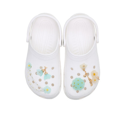 CROCS Jibbitz Blue Dainty Floral 5-Pack Shoes Charm - Supersports Thailand