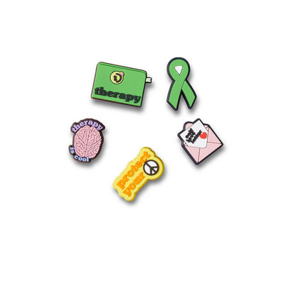 CROCS Jibbitz Mental Health 5-Pack Shoes Charm - Supersports Thailand