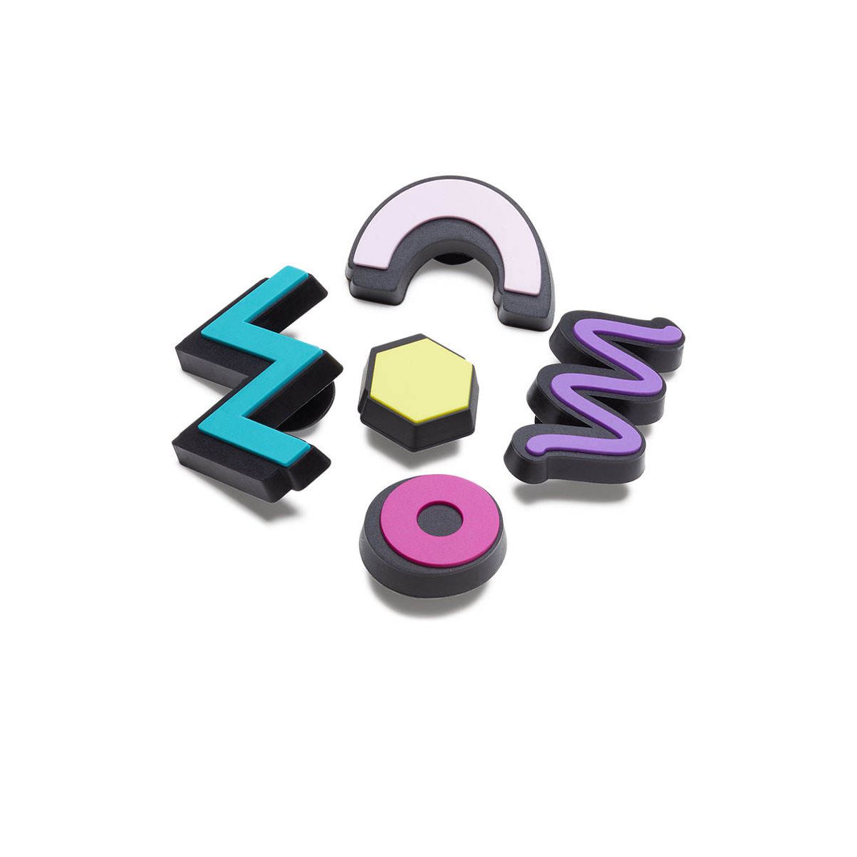 CROCS Jibbitz 90s Shapes 5-Pack Shoes Charm - Supersports Thailand