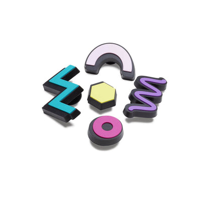 CROCS Jibbitz 90s Shapes 5-Pack Shoes Charm - Supersports Thailand