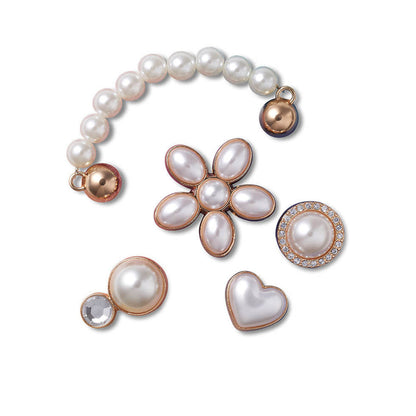 CROCS Jibbitz Dainty Pearl Jewelry 5-Pack Shoes Charm - Supersports Thailand