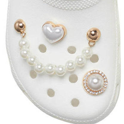 CROCS Jibbitz Dainty Pearl Jewelry 5-Pack Shoes Charm - Supersports Thailand