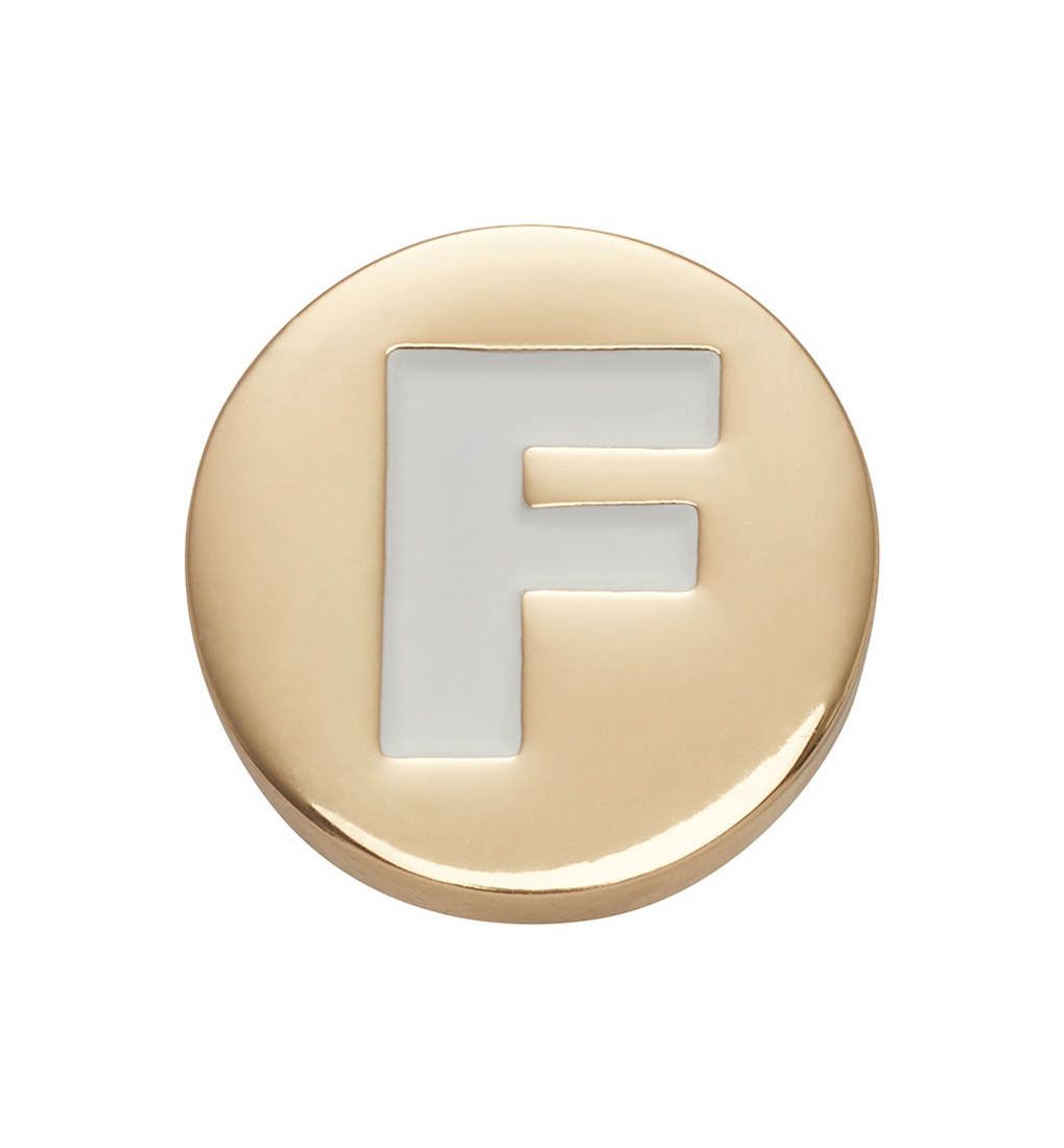 CROCS Jibbitz Gold Letter F Shoe Charms - Supersports Thailand