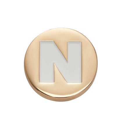 CROCS Jibbitz Gold Letter N Shoe Charms - Supersports Thailand