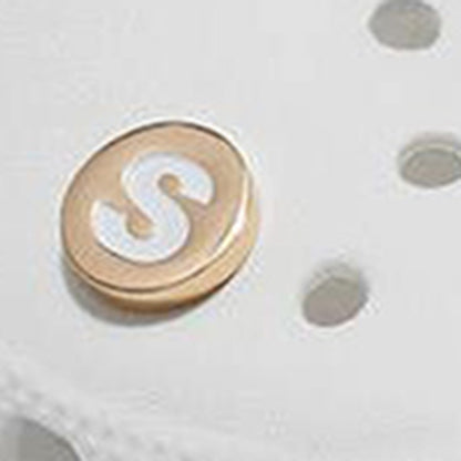 CROCS Jibbitz Gold Letter S Shoe Charms - Supersports Thailand