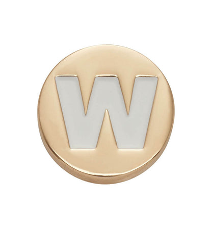 CROCS Jibbitz Gold Letter W Shoe Charms - Supersports Thailand