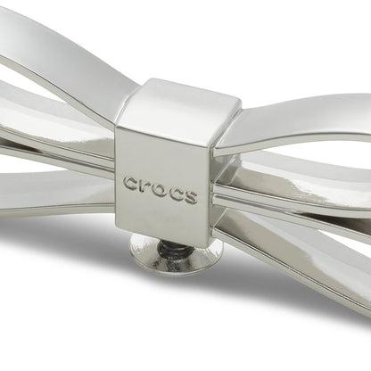 CROCS Jibbitz Mega Silver 3D Bow Shoes Charm - Supersports Thailand