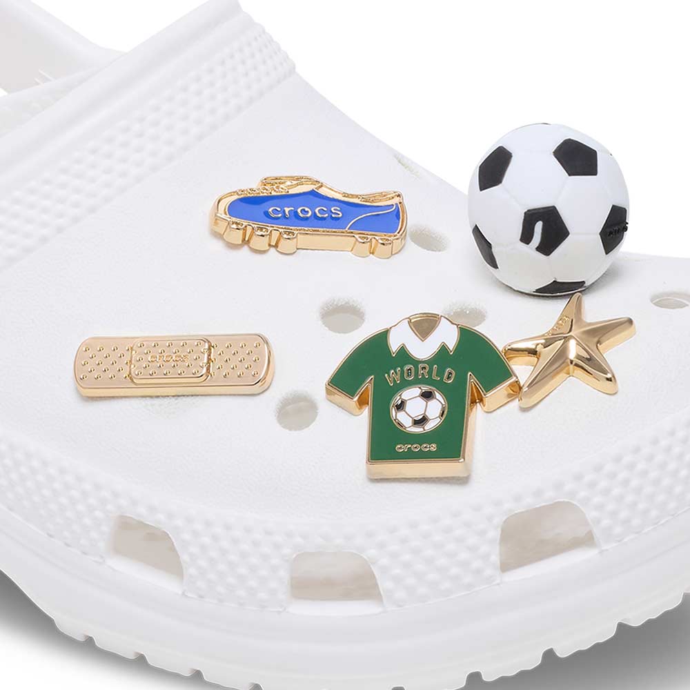 CROCS Jibbitz Varsity Kick 5-Pack Shoes Charm - Supersports Thailand Supersports Thailand