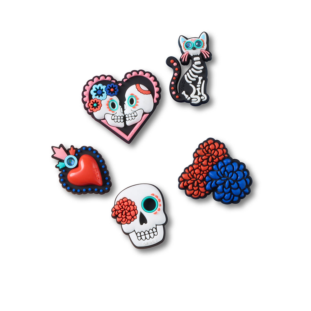 CROCS Jibbitz Artsy Dia De Los Muertos 5-Pack Shoes Charm - Supersports Thailand Supersports Thailand