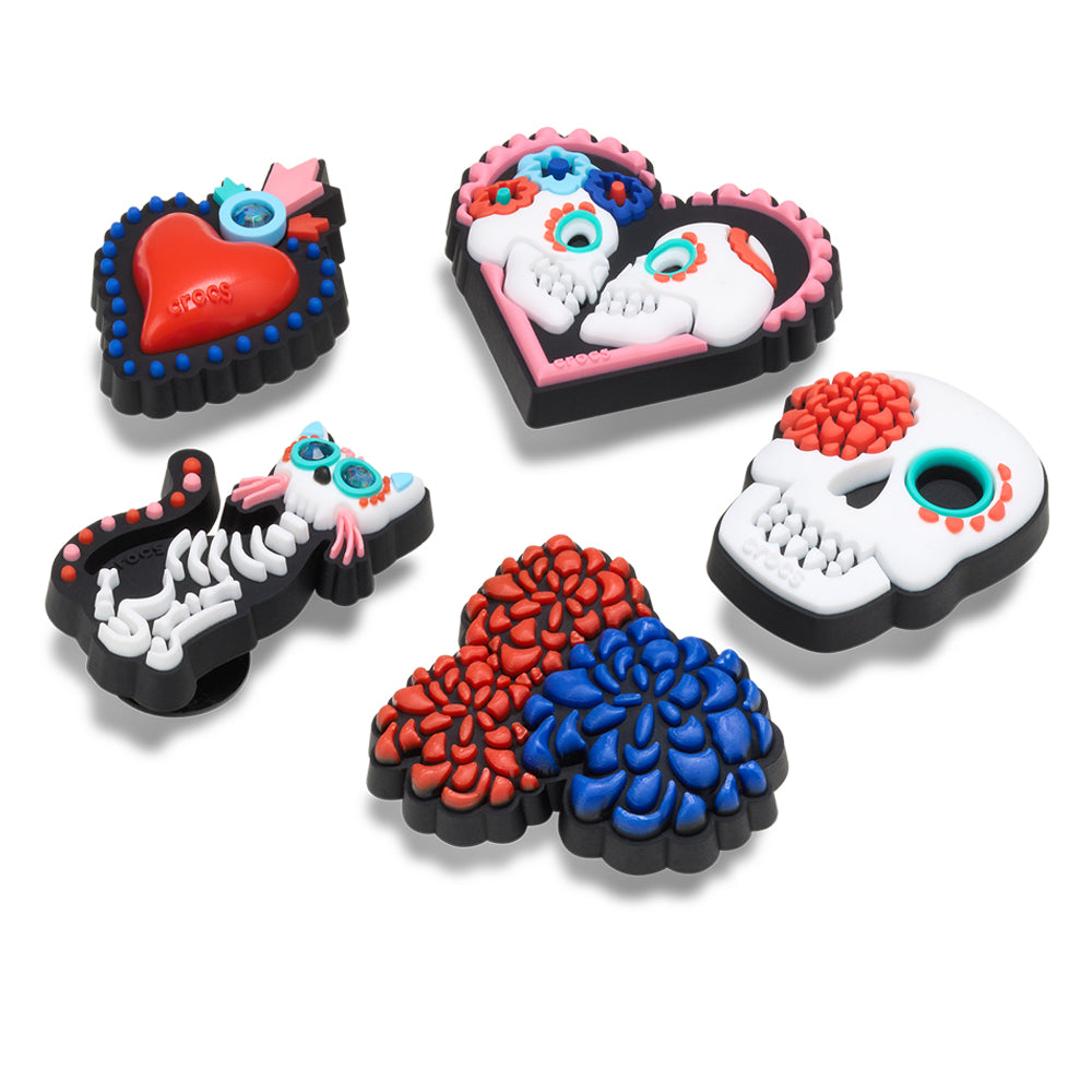 CROCS Jibbitz Artsy Dia De Los Muertos 5-Pack Shoes Charm - Supersports Thailand Supersports Thailand