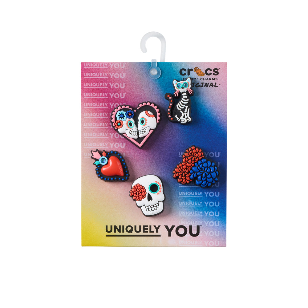 CROCS Jibbitz Artsy Dia De Los Muertos 5-Pack Shoes Charm - Supersports Thailand