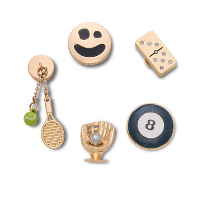 CROCS Jibbitz Collegiate Icons 5-Pack Shoes Charm - Supersports Thailand
