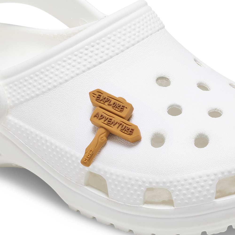 CROCS Jibbitz Explore and Adventure Train Sign Shoes Charm - Supersports Thailand