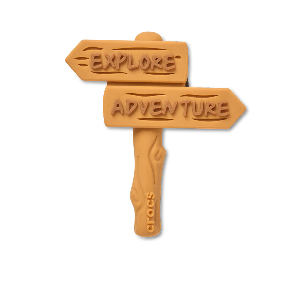 CROCS Jibbitz Explore and Adventure Train Sign Shoes Charm - Supersports Thailand Supersports Thailand