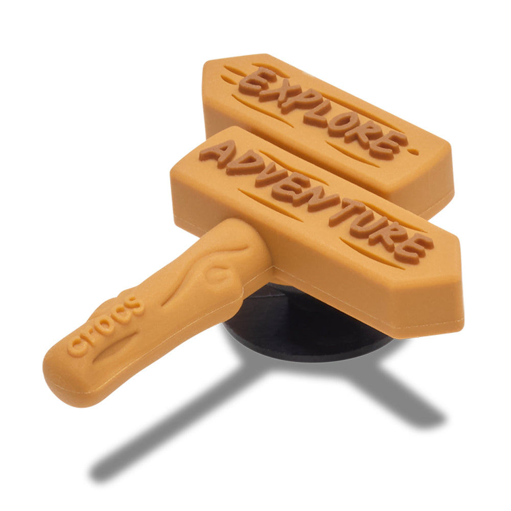 CROCS Jibbitz Explore and Adventure Train Sign Shoes Charm - Supersports Thailand