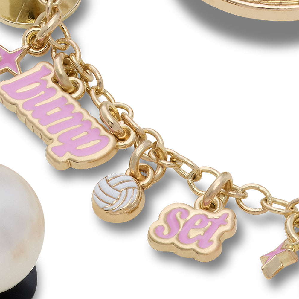 CROCS Jibbitz Volleyball Bling 5-Pack Shoes Charm - Supersports Thailand Supersports Thailand