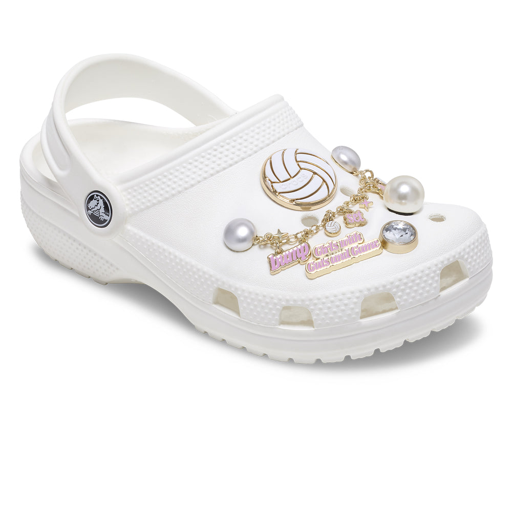 CROCS Jibbitz Volleyball Bling 5-Pack Shoes Charm - Supersports Thailand