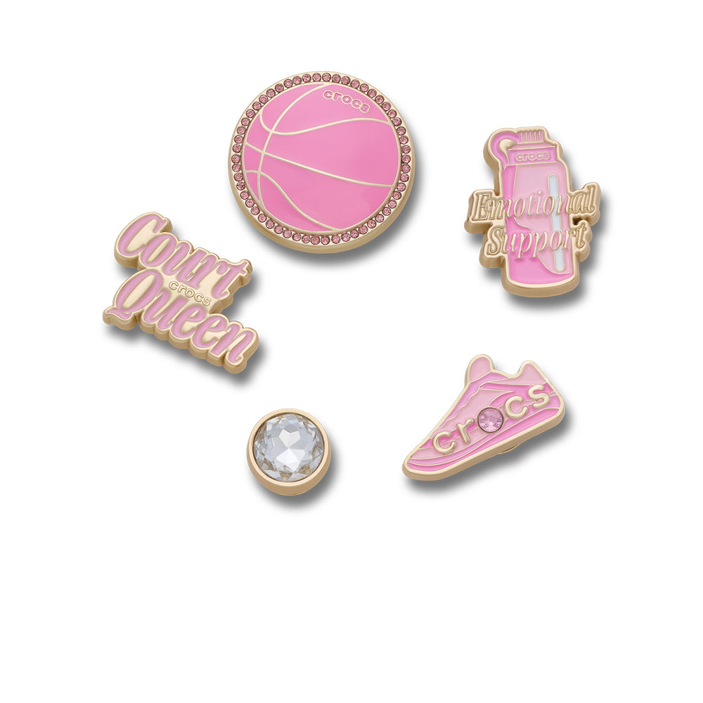 CROCS Jibbitz Basketball Bling 5-Pack Shoes Charm - Supersports Thailand