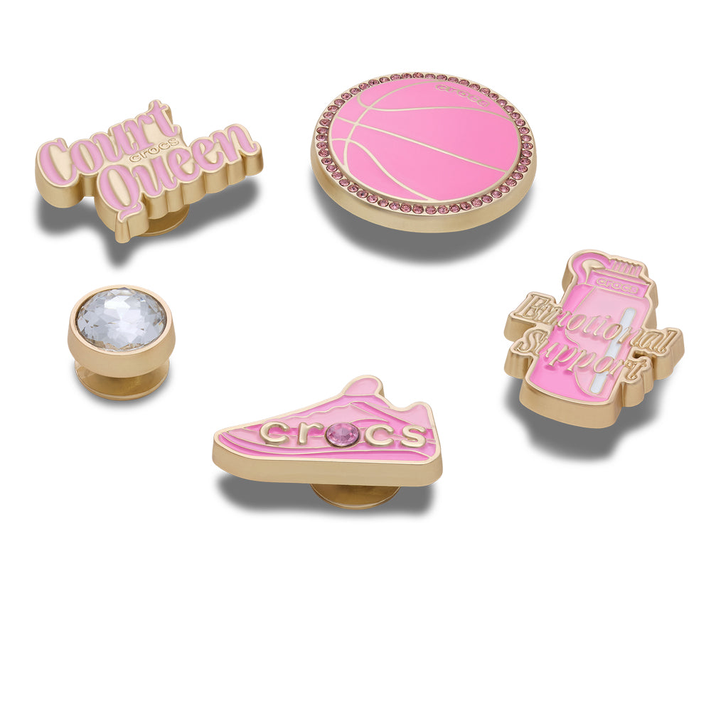 CROCS Jibbitz Basketball Bling 5-Pack Shoes Charm - Supersports Thailand