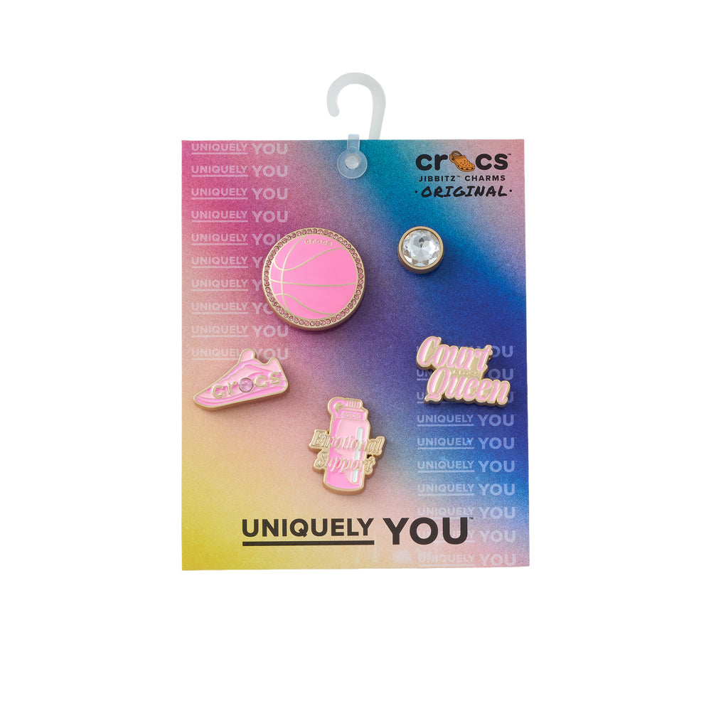 CROCS Jibbitz Basketball Bling 5-Pack Shoes Charm - Supersports Thailand Supersports Thailand
