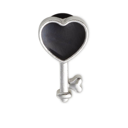 CROCS Jibbitz Silver Black Key Shoes Charm - Supersports Thailand