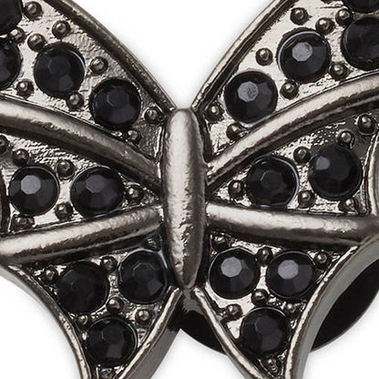 CROCS Jibbitz Black Butterfly Shoes Charm - Supersports Thailand