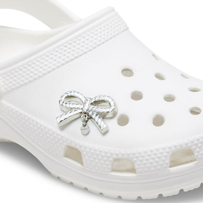 CROCS Jibbitz White And Gold Bow SMT Gem Shoes Charm - Supersports Thailand