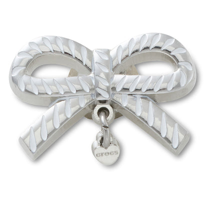 CROCS Jibbitz White And Gold Bow SMT Gem Shoes Charm - Supersports Thailand