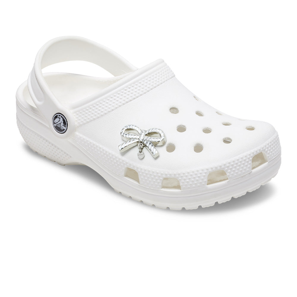 CROCS Jibbitz White And Gold Bow SMT Gem Shoes Charm - Supersports Thailand Supersports Thailand