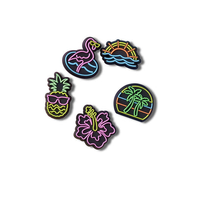 CROCS Jibbitz Lights Up Neon 5-Pack Shoes Charm - Supersports Thailand