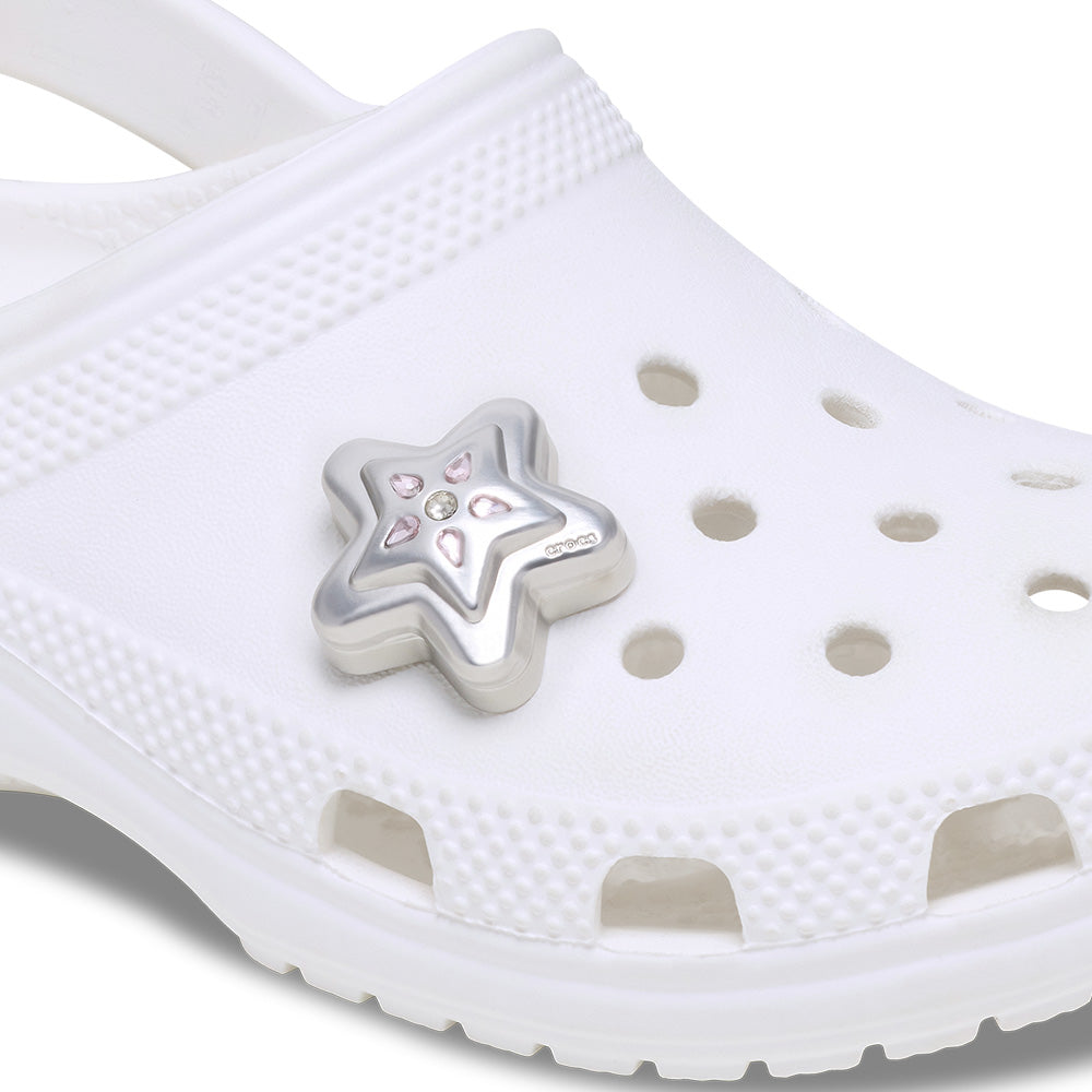 CROCS Jibbitz Silver Star Locket Shoes Charm - Supersports Thailand Supersports Thailand