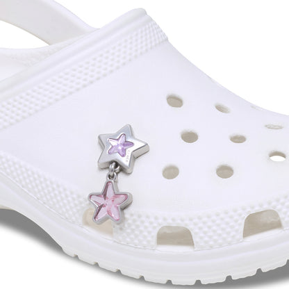CROCS Jibbitz Purple And Pink Star Dangle Shoes Charm - Supersports Thailand