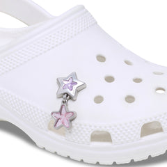 CROCS Jibbitz Purple And Pink Star Dangle Shoes Charm - Supersports Thailand